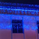 3x3M Waterfall 336LED Water Flow String Light Wedding Party Xmas Decoration Blue