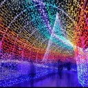 3 x 6M Waterfall LED Light Water Flow String Lights Wedding Party Festival Decor