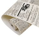 Vintage English Letter Newspaper Wallpaper For Living Room Covering Home Decor