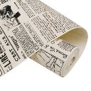 Vintage English Letter Newspaper Wallpaper For Living Room Covering Home Decor