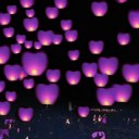 Wish Party Wedding 2 Colors 10 Paper Chinese Lanterns Wishing Hole Lights 