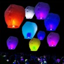 Wish Party Wedding 2 Colors 10 Paper Chinese Lanterns Wishing Hole Lights 