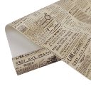 Retro Nostalgic English Newspaper Alphabet Non-Woven Wallpaper For Study Room