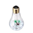 Home Essential Colorful Light Bulb Humidifier Purifying Air Diffuser Ultrasonic