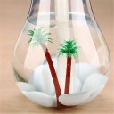 Home Essential Colorful Light Bulb Humidifier Purifying Air Diffuser Ultrasonic