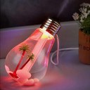 Home Essential Colorful Light Bulb Humidifier Purifying Air Diffuser Ultrasonic