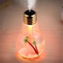 Home Essential Colorful Light Bulb Humidifier Purifying Air Diffuser Ultrasonic