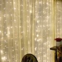 LED Waterfall Light Water Flow String Lights Wedding Party Background Decor EU