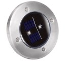 Garden Landscape In Ground Solar Powered Lighting 2 LED Solar Ground Lights 4pcs