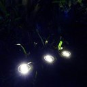 Garden Landscape In Ground Solar Powered Lighting 2 LED Solar Ground Lights 4pcs