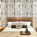 Living Room 10M PVC Wallpaper Waterproof Fireproof Wall Decor ​Sticker Roll 