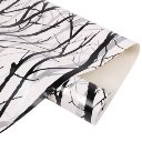 3D Stereo Black White Abstract Branches Forest Woods Trees Waterproof Wallpaper