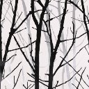 3D Stereo Black White Abstract Branches Forest Woods Trees Waterproof Wallpaper