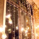 3Mx3M 300LED Icicle Curtain Fairy String Lights Wedding Party Xmas Home Decor