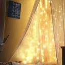 3Mx3M 300LED Icicle Curtain Fairy String Lights Wedding Party Xmas Home Decor