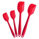 High Quality 4pcs/set Kitchen Silicone Spatulas Cooking Tools Kitchen Utensils