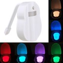 Fashion Energy-Saving RGB LED Intelligent Automatic Sensor Toilet Lamp Body