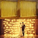 3Mx3M LED Icicle Curtain Fairy String Lights Wedding Party Xmas Decor LED Lights