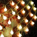 40 LED Solar Charging Light String Garden Wedding Christmas Outdoor Decoration