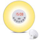 Wake Up Light Alarm Clock Sunrise Simulation Dusk Fading Night Light with Nature