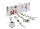 Stainless Steel Kitchen Gadget 4 Sets Pizza Wheel Cutter Cheese Slicer Knife