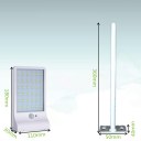 36LED Solar Lights Wall Sconces with Mounting Pole Outdoor Motion Sensor Light