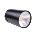 Cylinder Down Light Surface Mount Indoor Can LED Ceiling Lamp Black 12W Driver