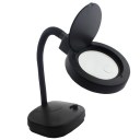 Magnifying Glass Lamp 36LED 5X Inside 10X Desktop Magnifier Light Nail Art Lamp