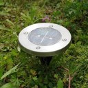 Outdoor Stainless Steel Weatherproof Solar Powered 2 LED Ground Light Step Light