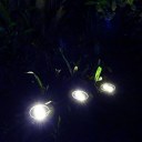 Outdoor Stainless Steel Weatherproof Solar Powered 2 LED Ground Light Step Light