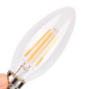 Home LED Filament Light Bulb Candle E12/E14 Candelabra Base Lamp Warm White