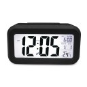 LED Luminous Backlighting Smart Clock Digital Alarm Clock Large HD Display Clock