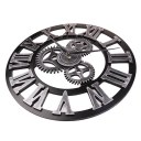 Retro Gear Clock Vintage Clock European Retro Vintage Handmade Decorative Gear