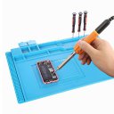 Magnetic Heat Insulation Silicone Mat Repair Kit Mobile Computer Maintenance Mat