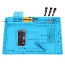 Magnetic Heat Insulation Silicone Mat Repair Kit Mobile Computer Maintenance Mat