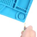 Magnetic Heat Insulation Silicone Mat Repair Kit Mobile Computer Maintenance Mat