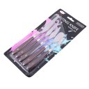 5pcs Stainless Steel Artists Spatula Palette Knife P ainting Mixing Scraper Set