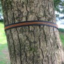 Outdoor Anti-Wear Hammock Tied Rope Hanging Tree Straps Adjustable Nylon Black