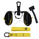 Suspension Training With Tension Cable Resistance Band Full Body Workouts Kit