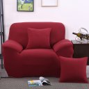 Hot Fashion Pure Color Sofa Sets Home Decor Sofa Cover Single And Double Sofa