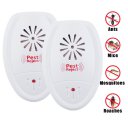 Pest Control Ultrasonic Repellent Indoor Plug in Rodent Insect Repellent ABS