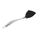 Stainless Steel Handle Silicone Kitchenware Set of 2 Silicone Spatula Ladle