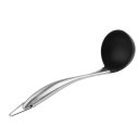 Stainless Steel Handle Silicone Kitchenware Set of 2 Silicone Spatula Ladle