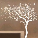 Huge Tree Wall Decals Removable Nursery Mural Sticker White Tree Wall Decal