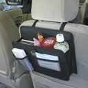 Car Seat Back Travel Storage Bag With Tablet Holder And Backseat Protector