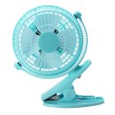 835 Desktop Fan For Chlidren Chargeable Fan Clip Base 2 Speeds Mini Portable Fan