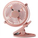 835 Desktop Fan For Chlidren Chargeable Fan Clip Base 2 Speeds Mini Portable Fan