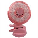 823 Desktop Clip Fan USB Charging&Battery Power Supply Clip Base 2 Speeds Mini Portable Fan