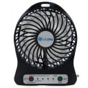 830 Desktop Fan USB Charging&Lithium Battery Power Supply 3 Speeds Mini Portable Fan