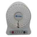 830 Desktop Fan USB Charging&Lithium Battery Power Supply 3 Speeds Mini Portable Fan